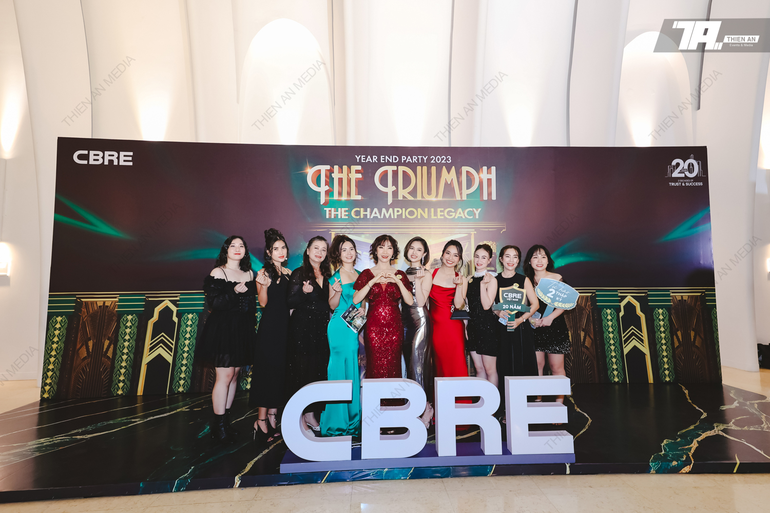 YEAR END PARTY CBRE VIET NAM THE TRIUMPH - THE CHAMPION LEGACY